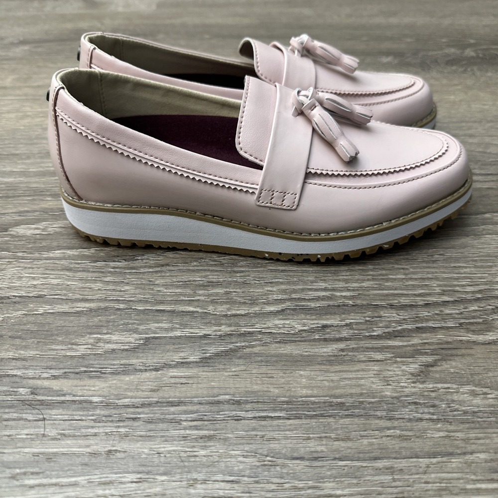 FootJoy Sandy Slip On Golf Spikeless Shoes Casual Womens Size 5.5 Pink NEW